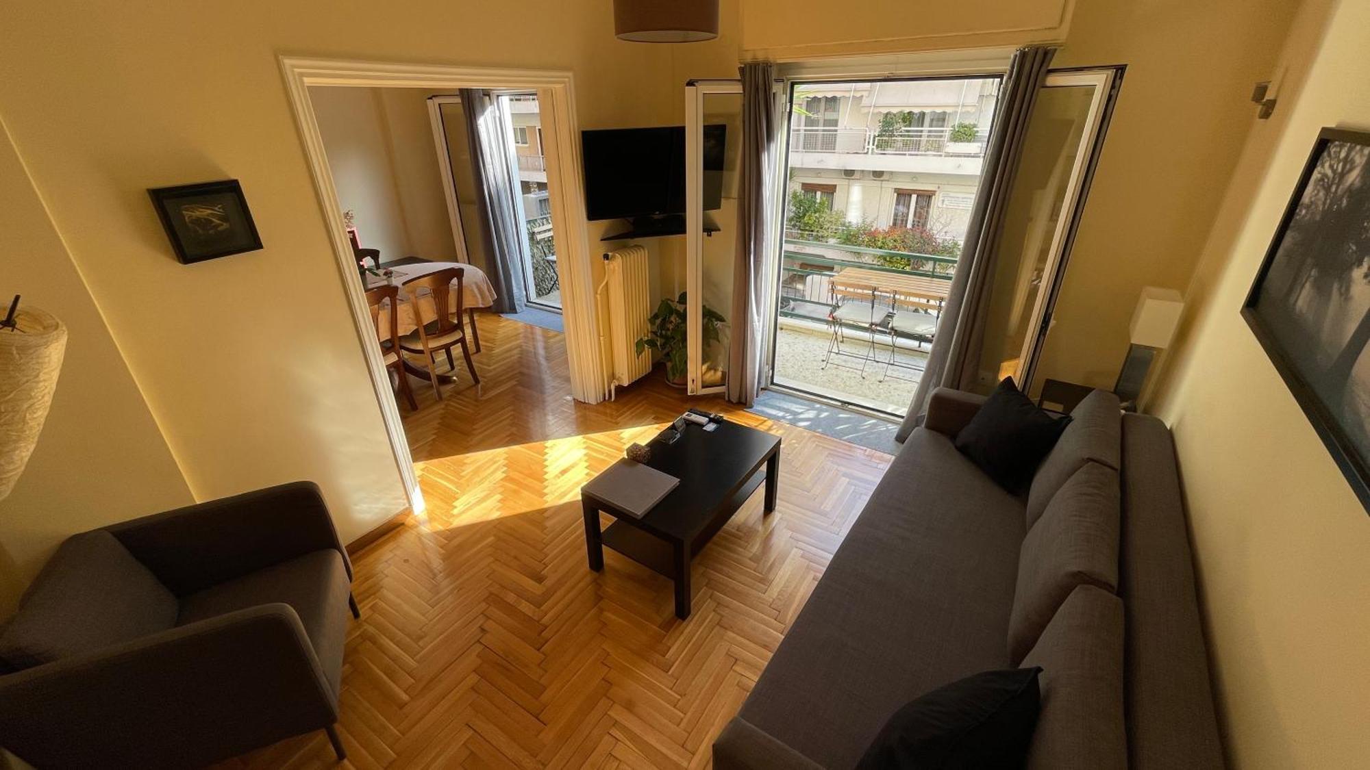 4 Newly Renovated Charming Apartments Steps From Panormou Metro Station Атина Стая снимка