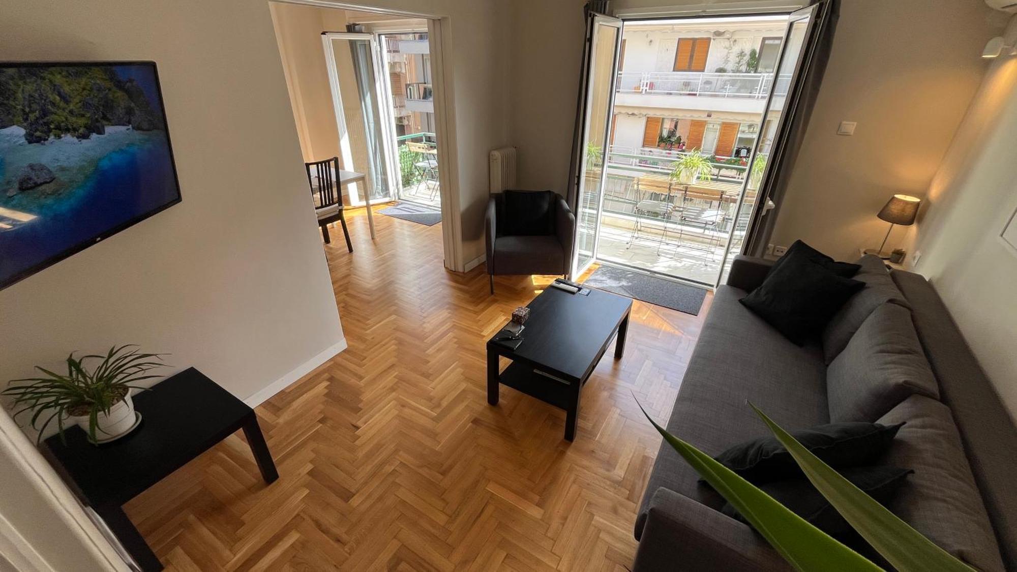 4 Newly Renovated Charming Apartments Steps From Panormou Metro Station Атина Стая снимка